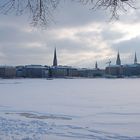 Blick über die Binnenalster