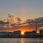 Blick über die Binnenalster