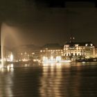 Blick über die Binnenalster in Hamburg