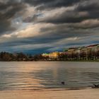 Blick über die Binnenalster Richtung Ballindamm