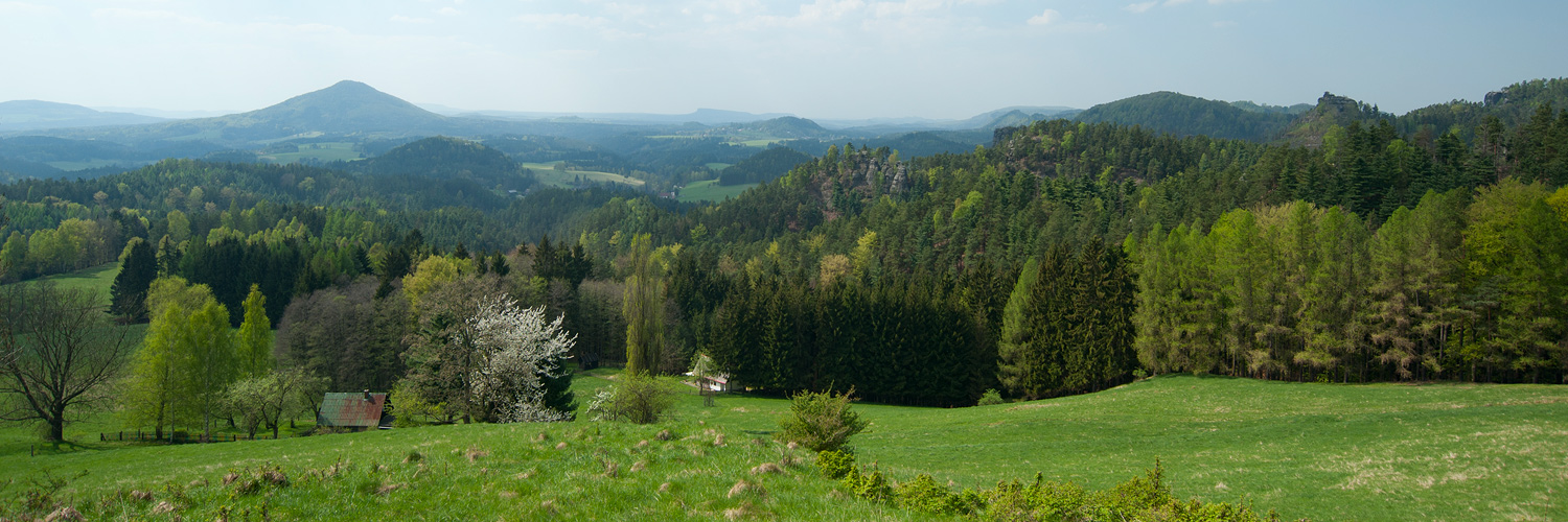 Blick über die Böhmische Schweiz