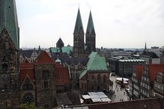 Blick über die Bremer Innenstadt