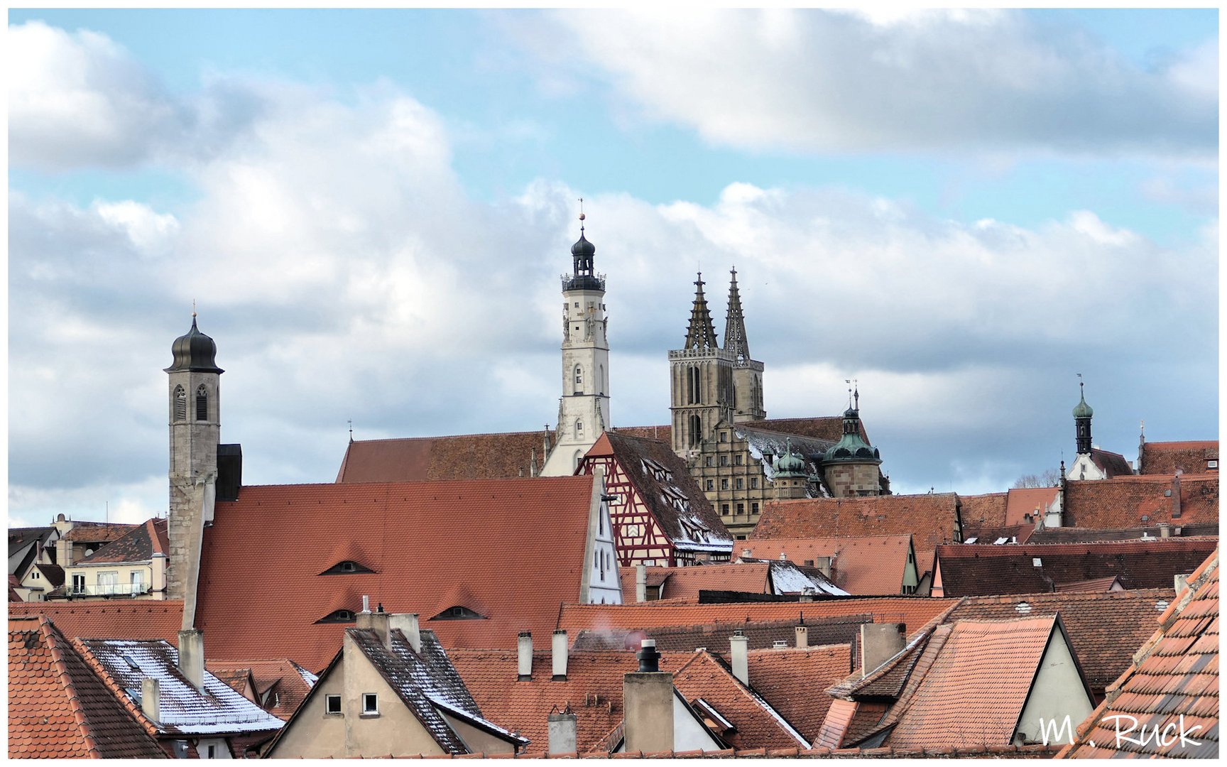 Blick über die Dächer der Stadt 