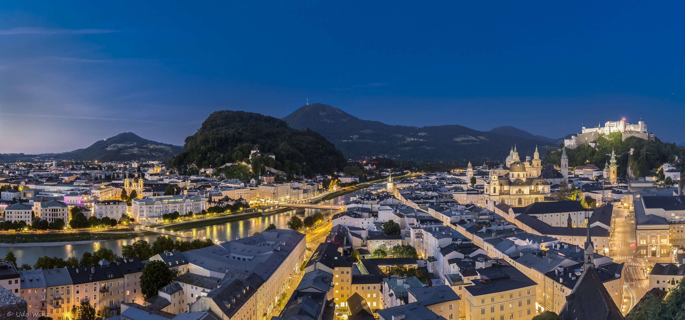 Blick über die Dächer Salzburgs