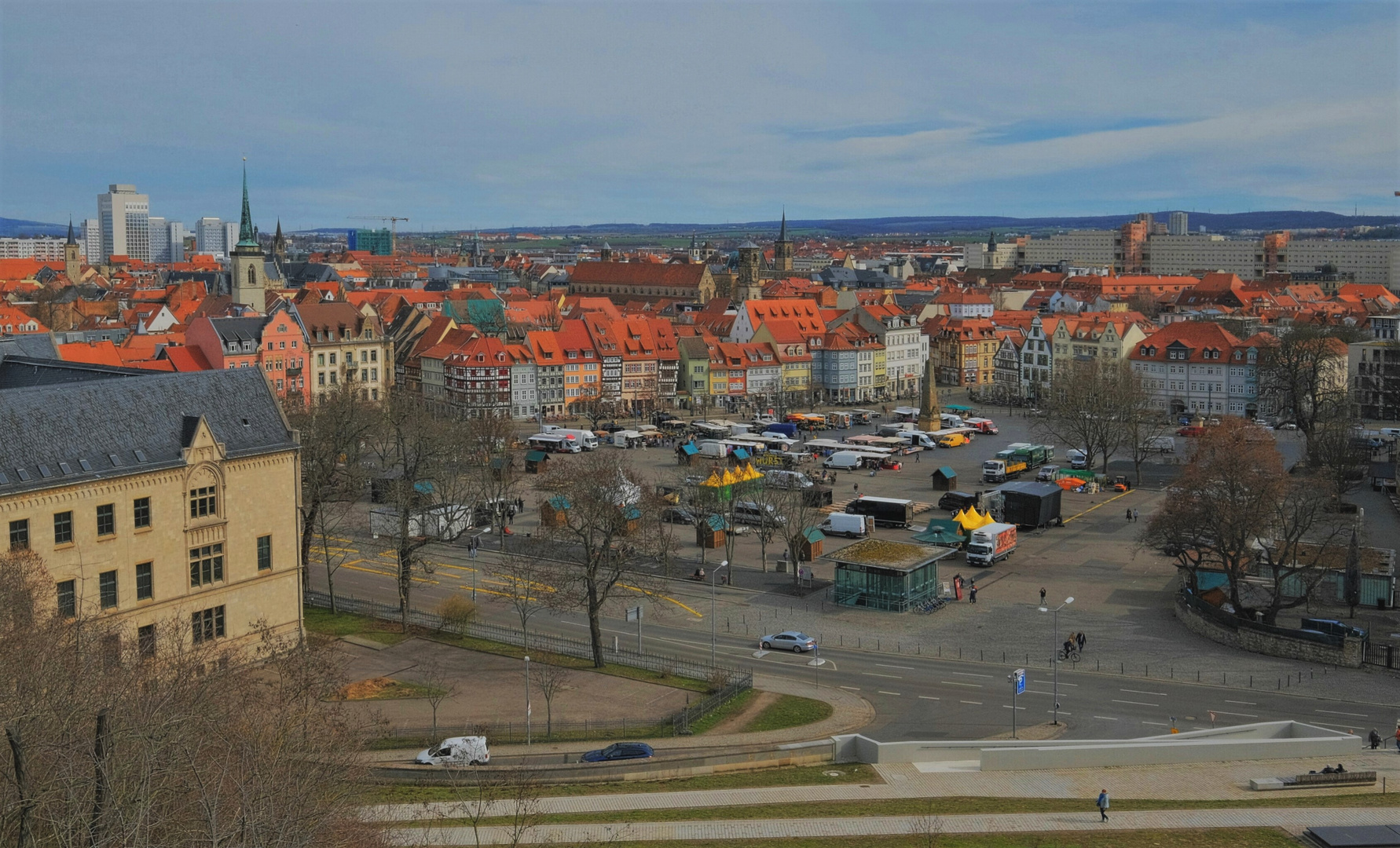 Blick über die Dächer von Erfurt