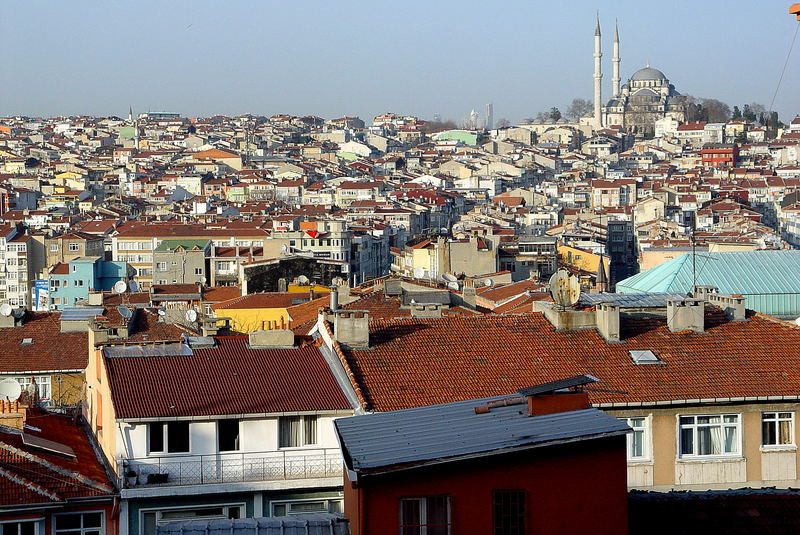 Blick über die Dächer von Istanbul