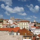 Blick über die Dächer von Lissabon