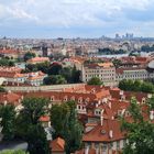 Blick über die Dächer von Prag..