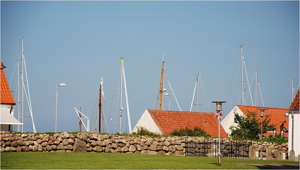Blick über die Dächer von Sæby