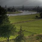 Blick über die Dresdner Waldschlösschenwiesen