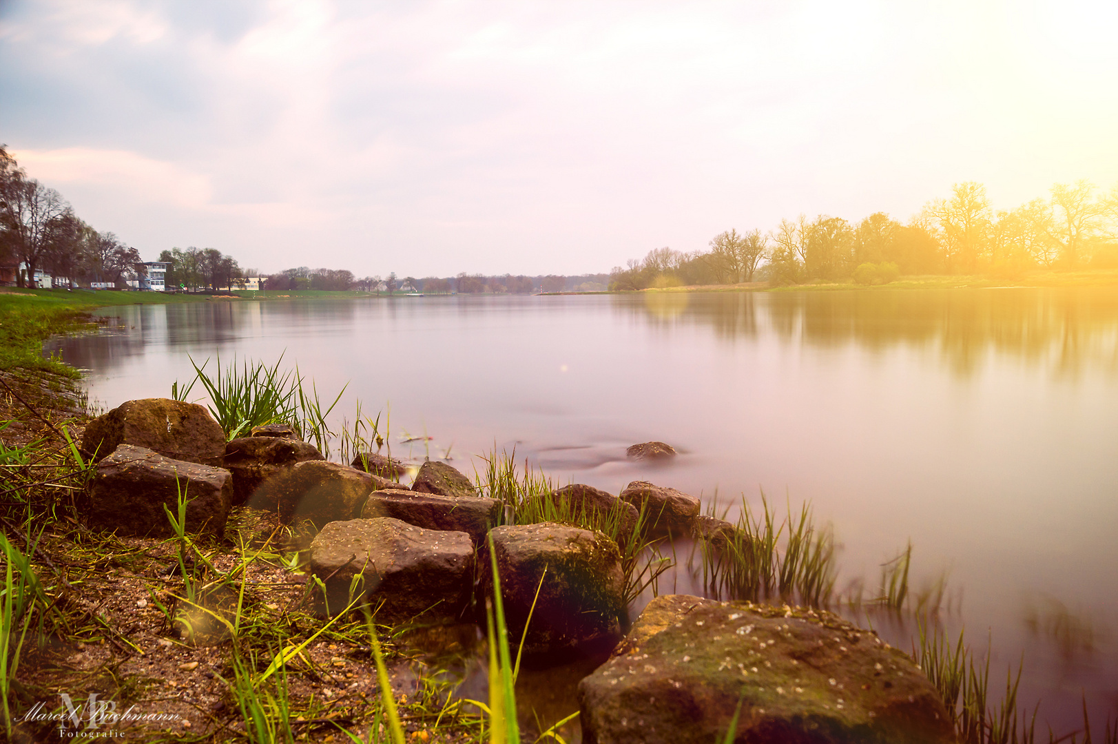 Blick über die Elbe