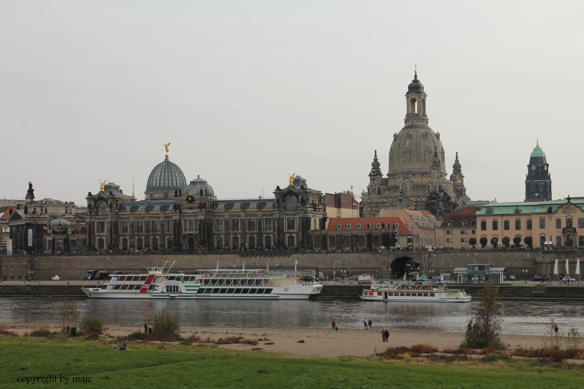 Blick über die Elbe