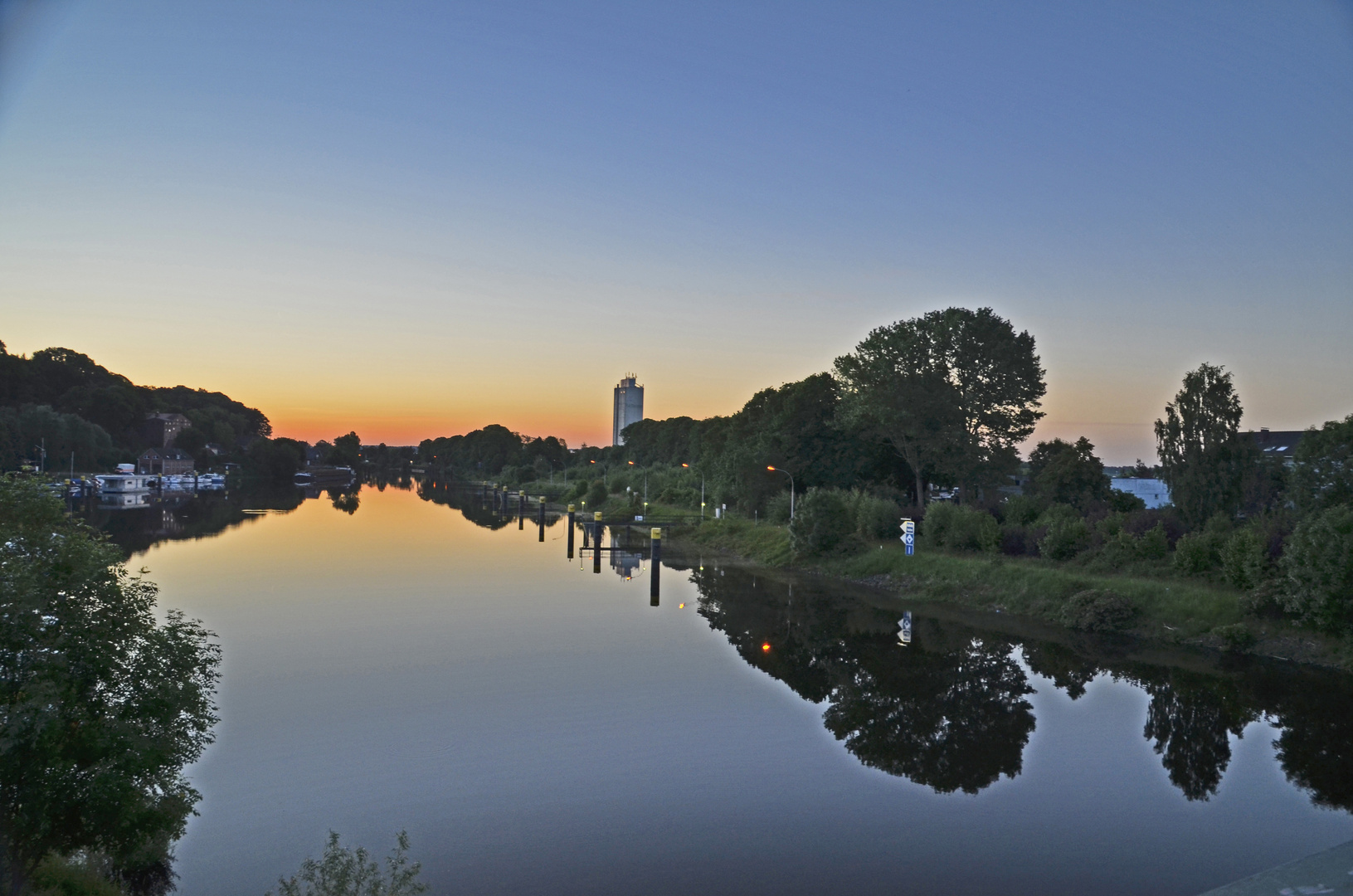 Blick über die Elbe