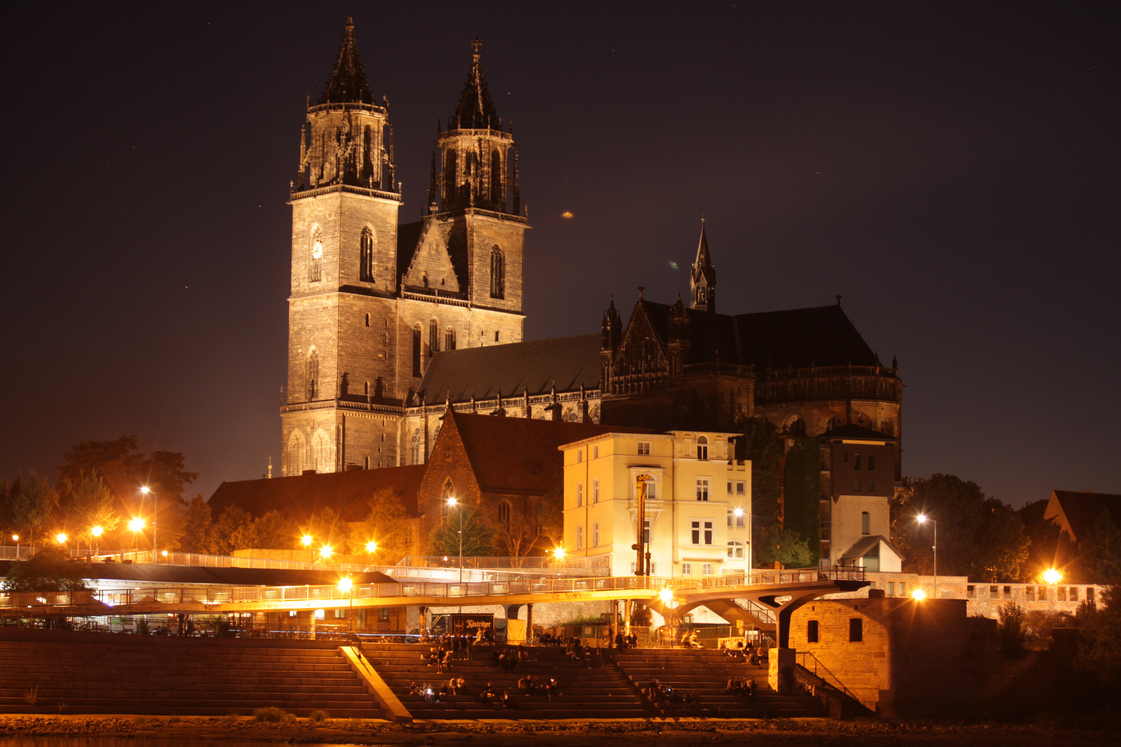 Blick über die Elbe