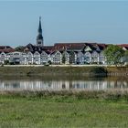 Blick über die Elbe auf Schönebeck