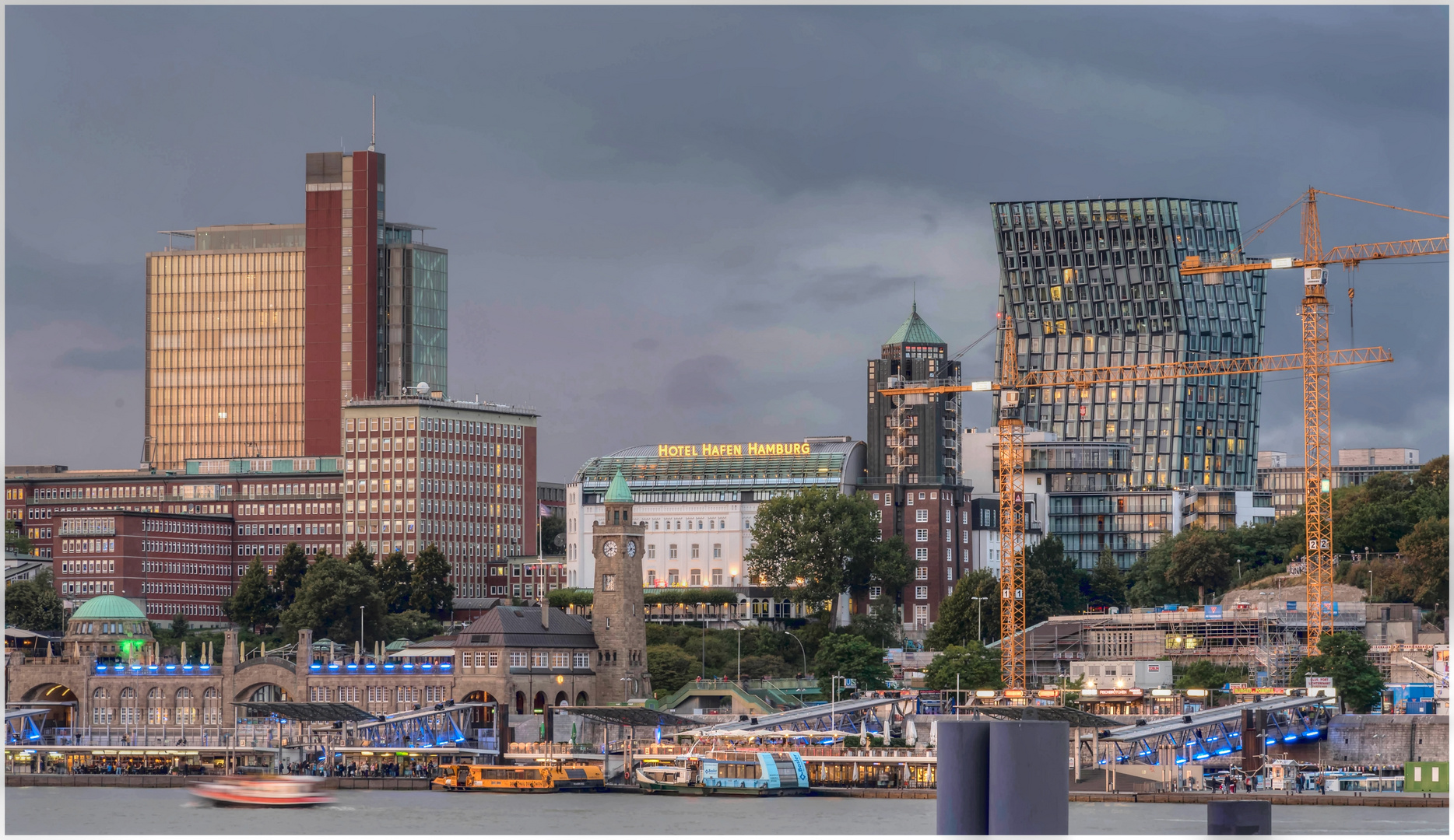 Blick über die Elbe