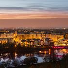 Blick über die Elbe bei Magdeburg