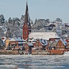 Blick über die Elbe nach Lauenburg