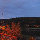 Blick über die Elbe von Laubegast aus