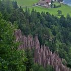 Blick über die Erdpyramiden