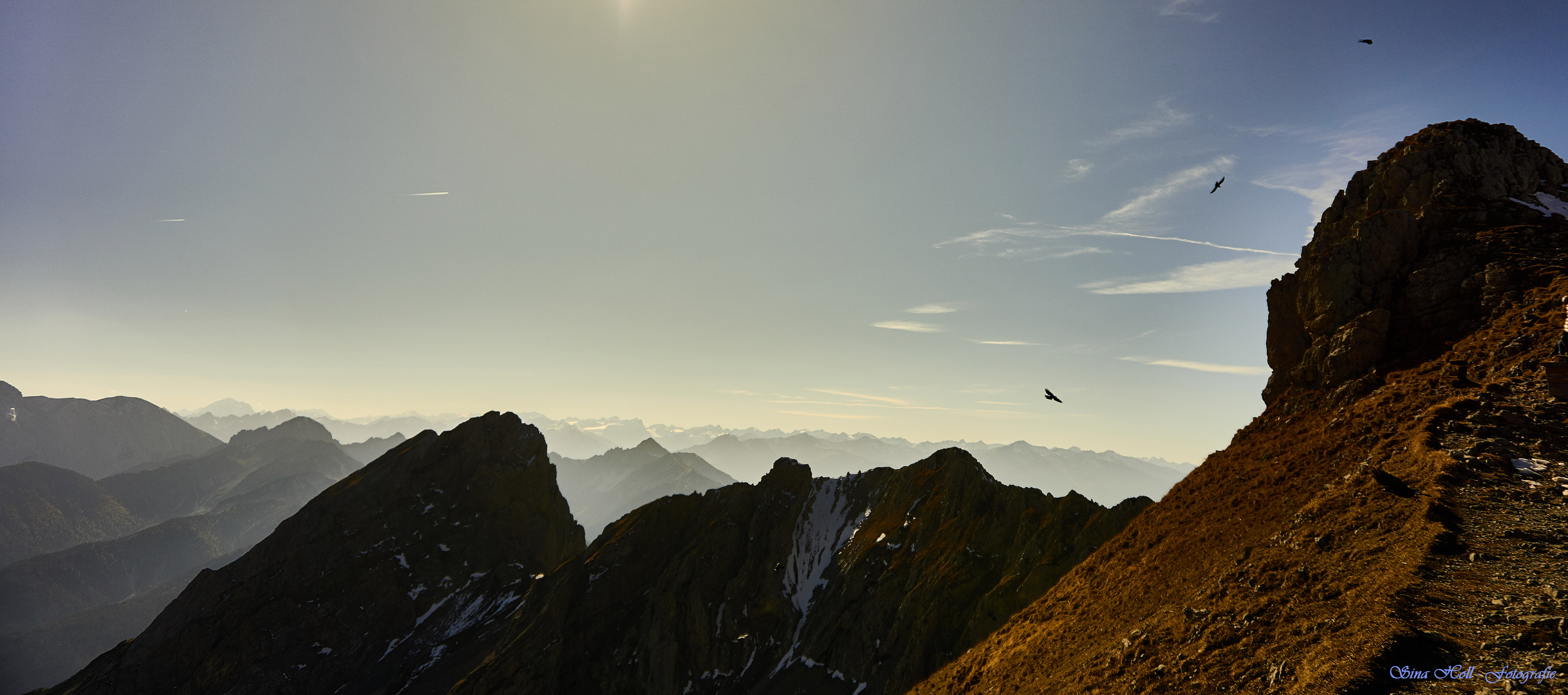 Blick über die Gipfel