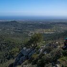 Blick über die Insel zum Meer