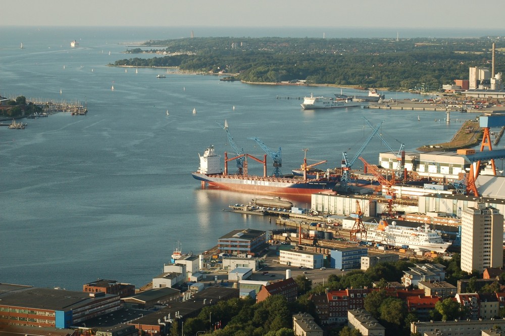 Blick über die Kieler Förde