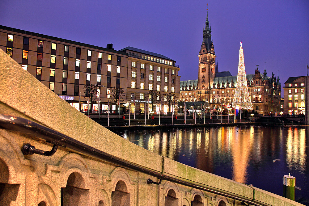 Blick über die Kleine Alster