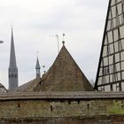 Blick über die Klostermauer