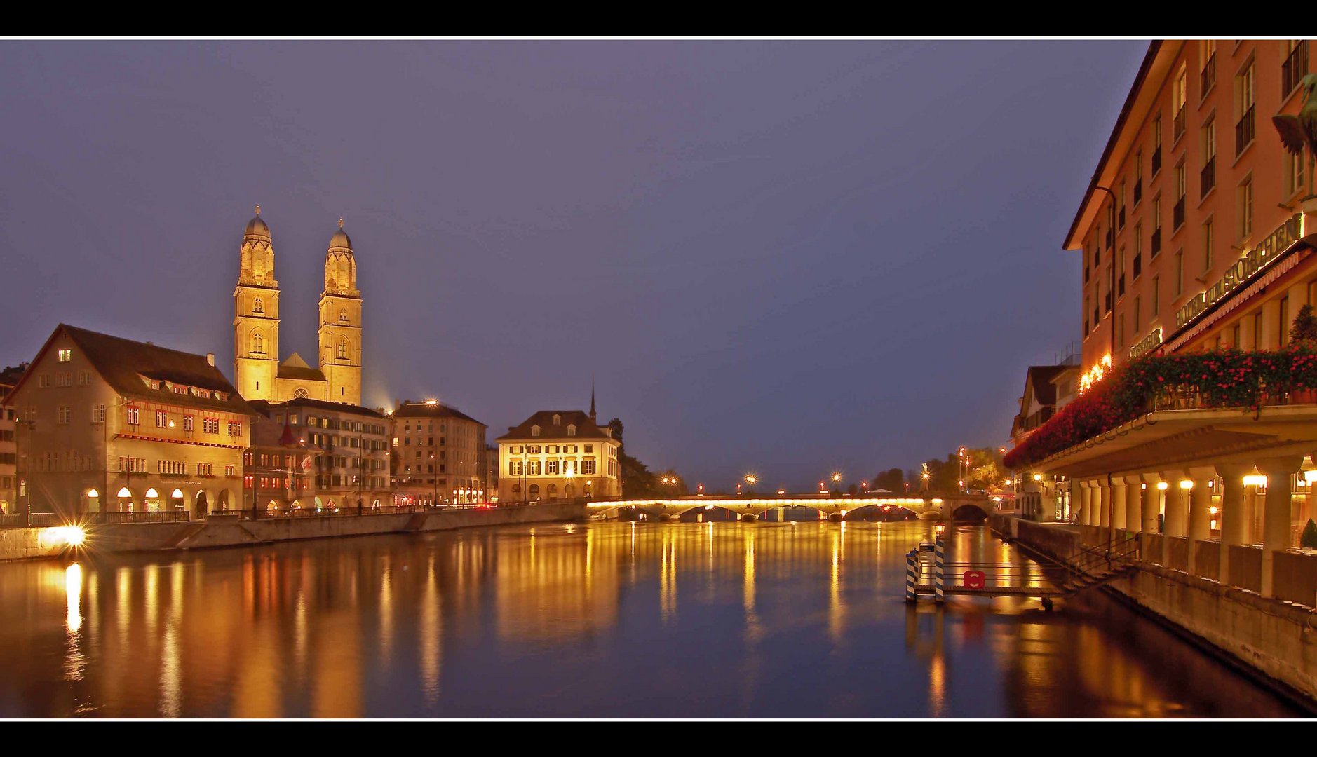 Blick über die Limmat...