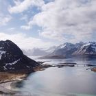 Blick über die Lofoten bei Ramberg