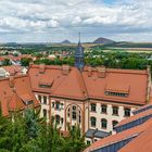 Blick über die Lutherstadt Eisleben in das Mansfelder Land 