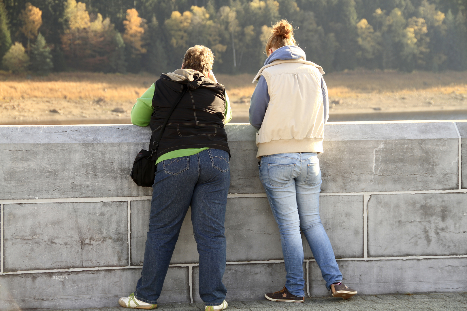 Blick über die Mauer