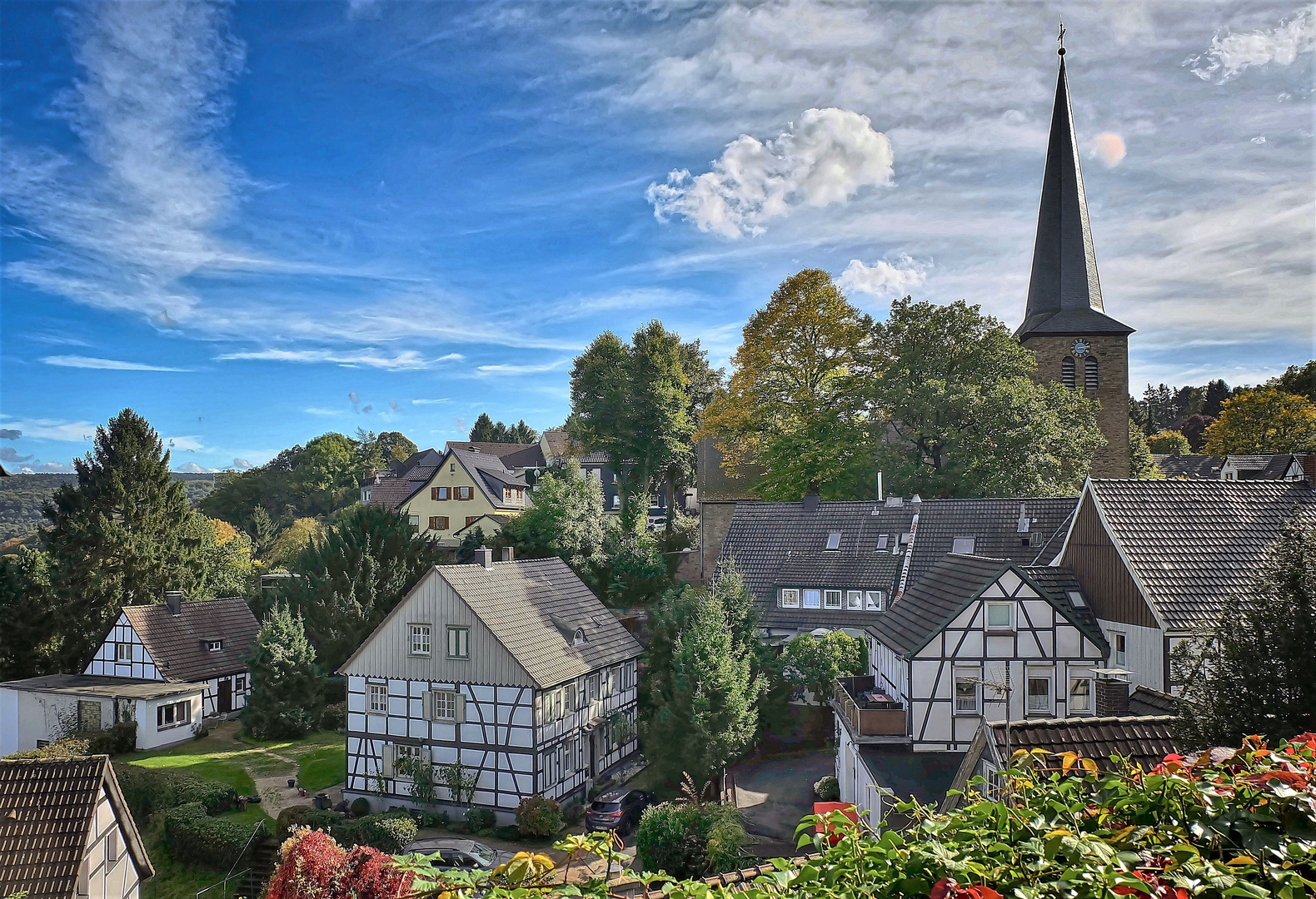 Blick über die Mauer