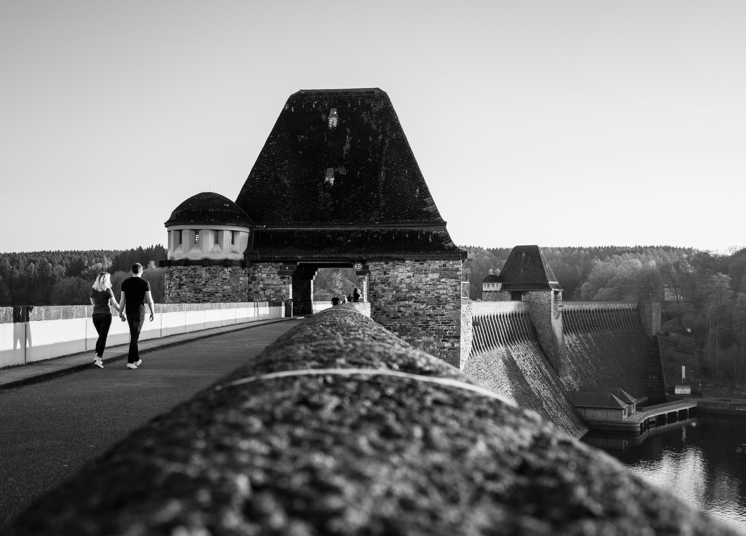 Blick über die Möhnetalsperre