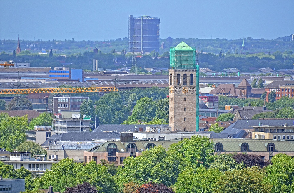 Blick über die Mülheimer Innenstadt