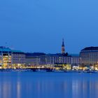 Blick über die nächtliche Binnenalster 2