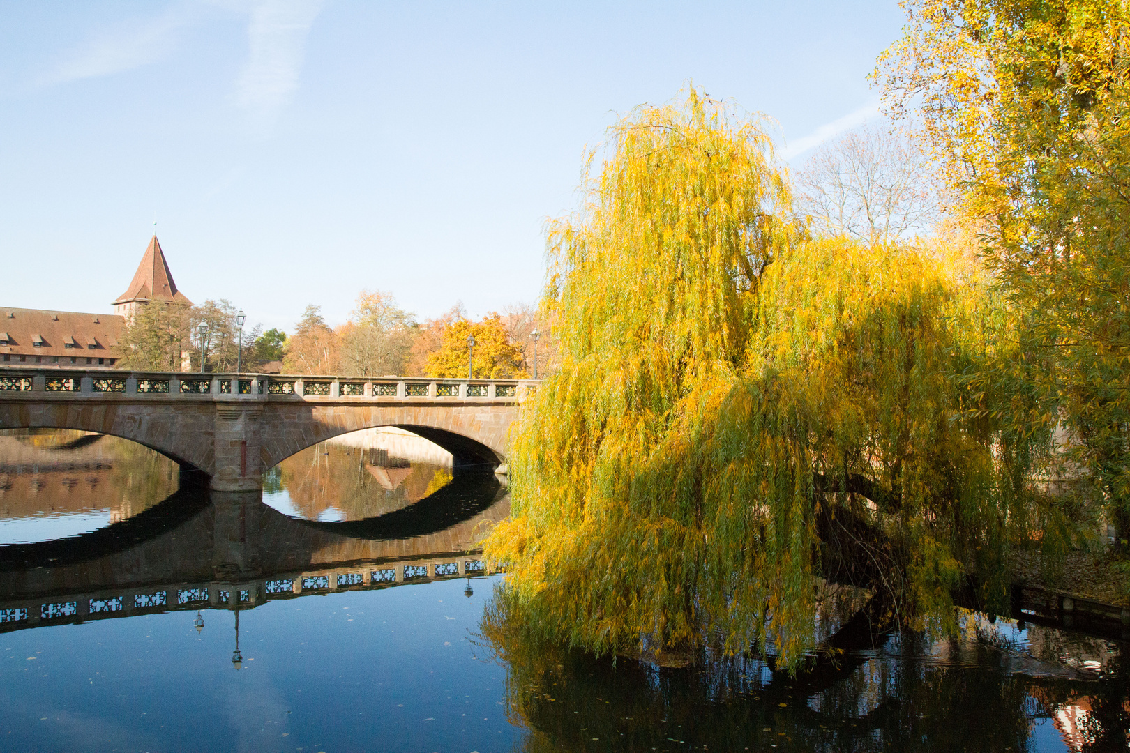 Blick über die Pegnitz