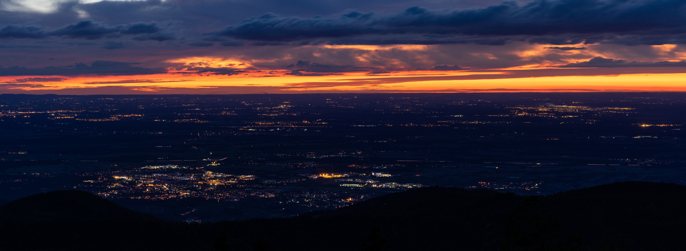 Blick über die Rheinebene