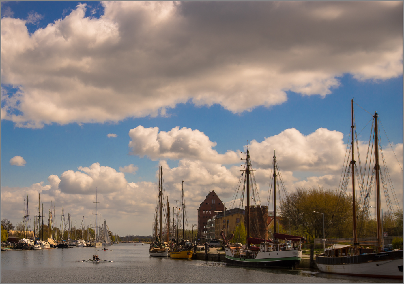 Blick über die Ryck Foto & Bild city, greifswald, world Bilder auf