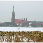 Blick über die Schlei auf den Schleswiger Dom