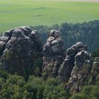 Blick über die Schrammsteine