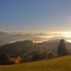 Blick über die Schwarzwaldhöhen in der Nachmittagssonne