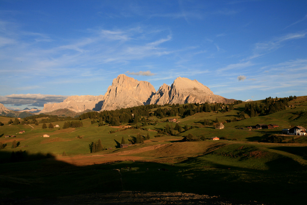 Blick über die Seiser Alm