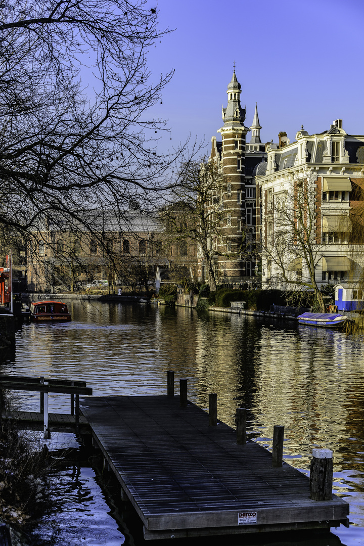 Blick über die Spiegelgracht