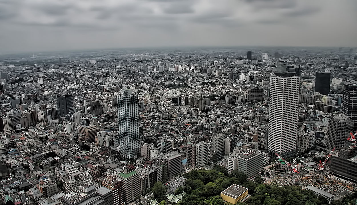 Blick über die Stadt.