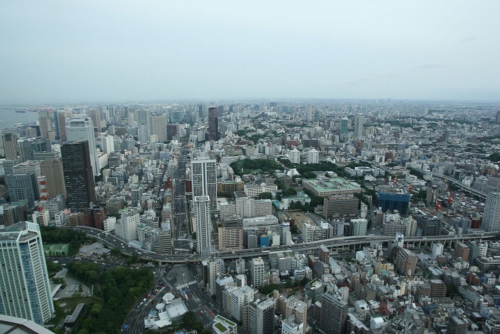 Blick über die Stadt vom Tokio-Tower