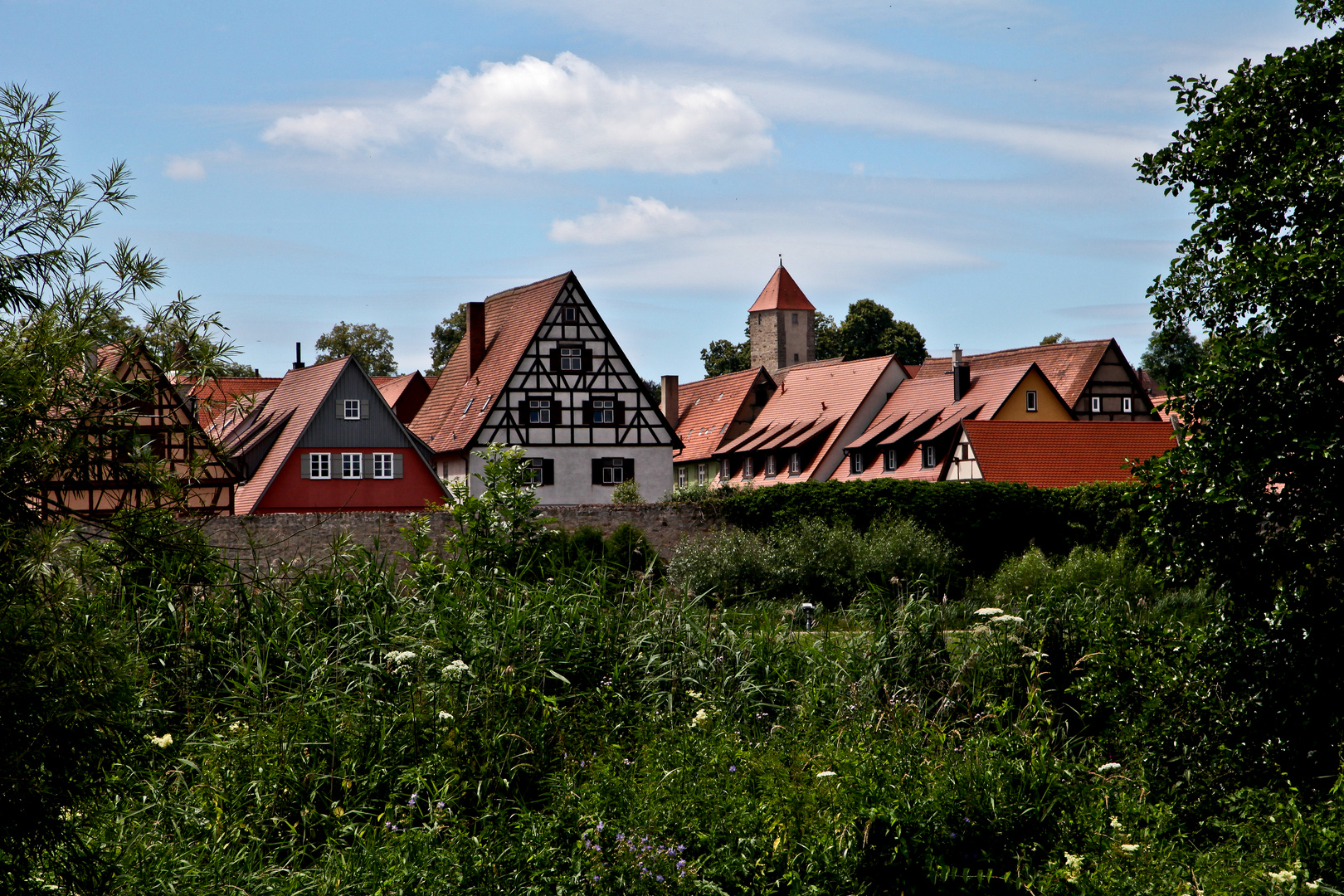 Blick über die Stadtmauer