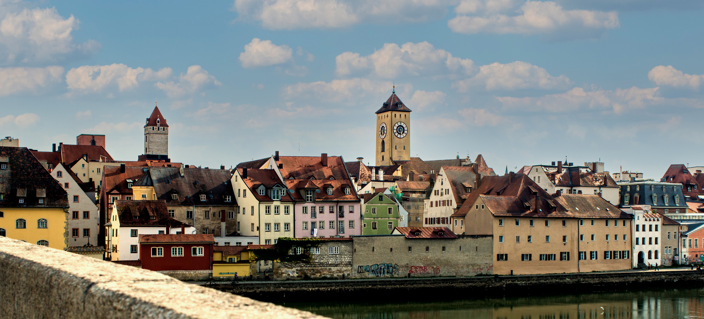 Blick über die Steinbrücke