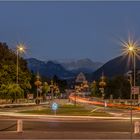 Blick über die Talferbrücke zum Rosengarten